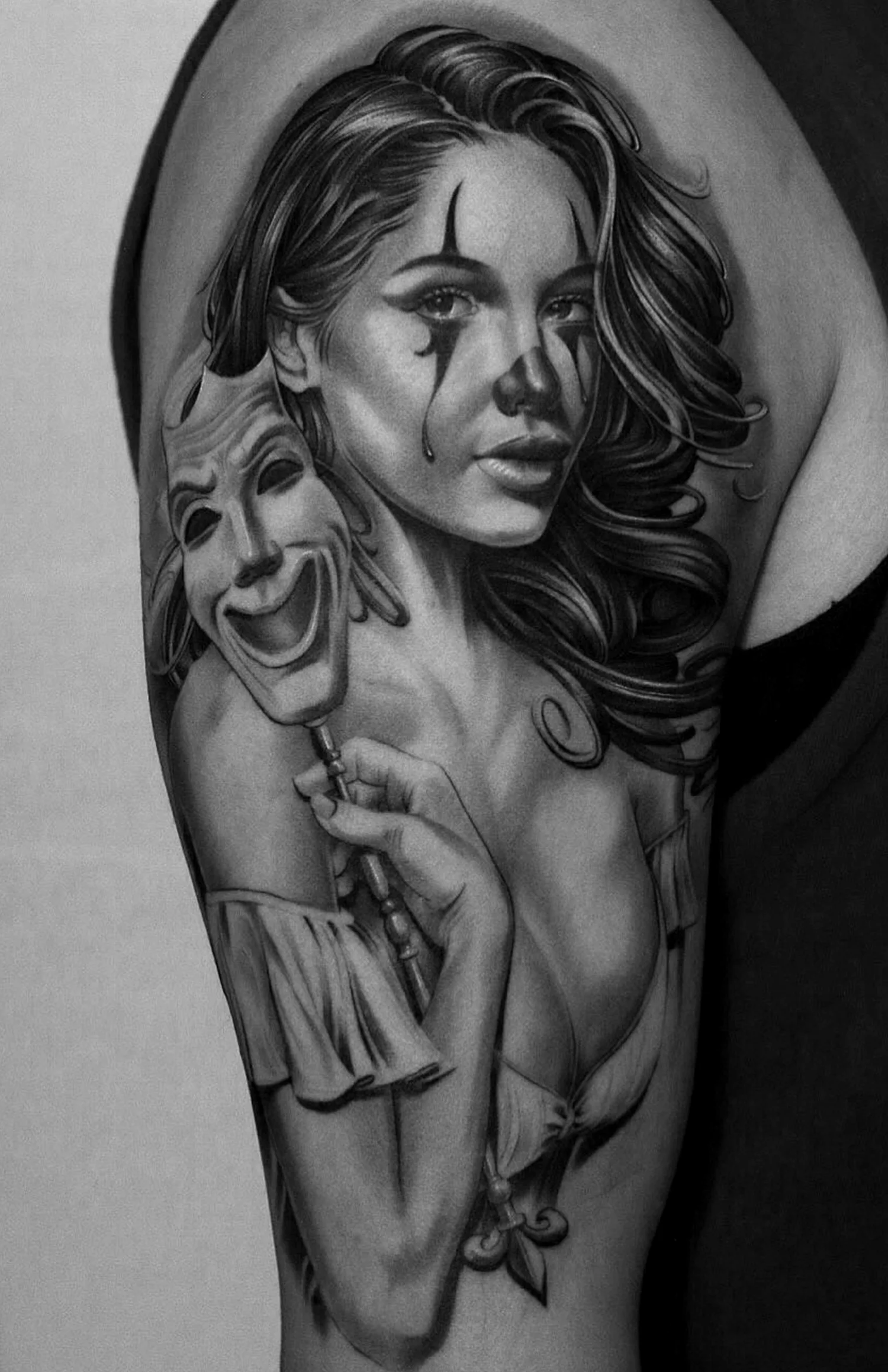 Black and grey tattoo by Rascal 61G, piece 2